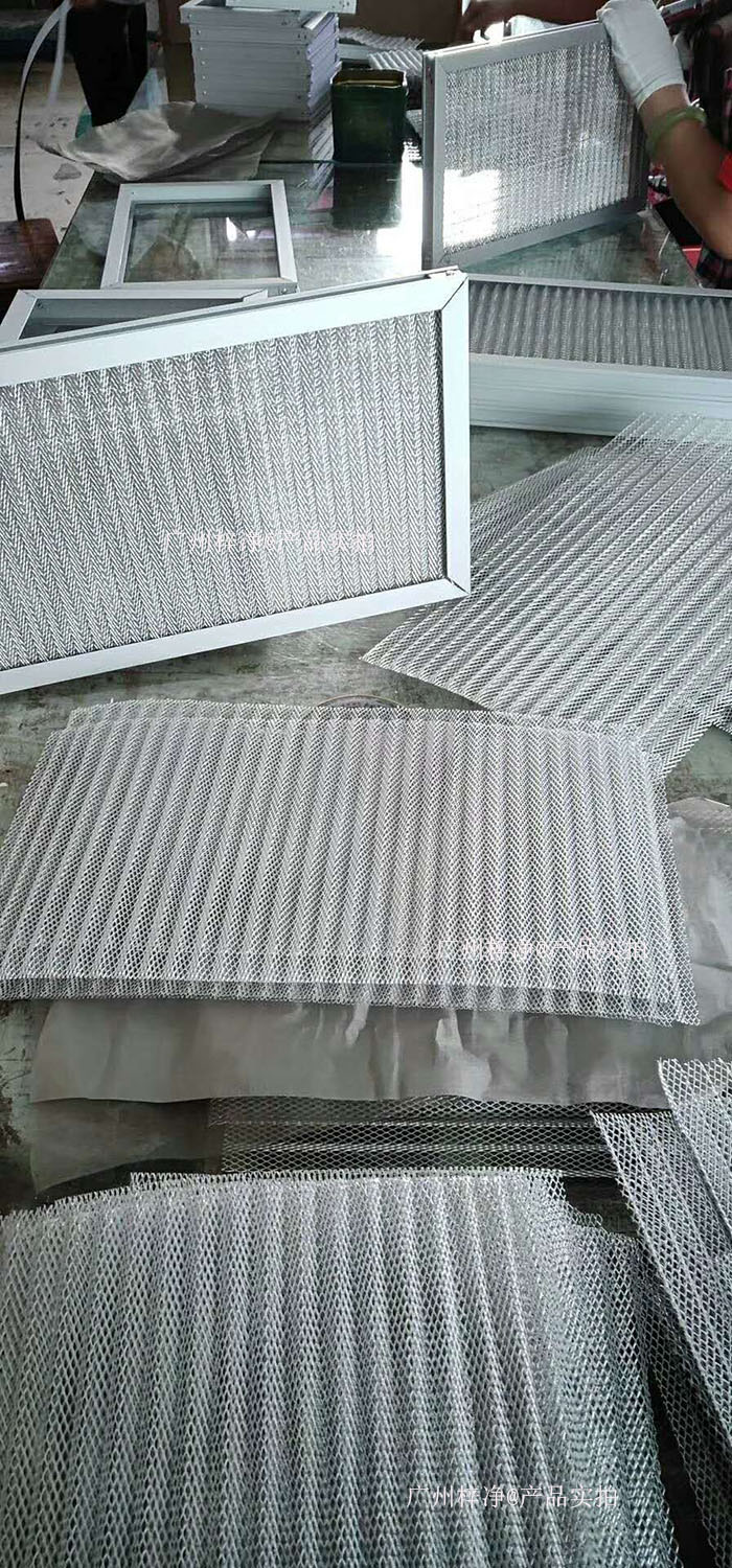 金屬網(wǎng)過(guò)濾器框架：鍍鋅鋼板、鋁合金或不銹鋼