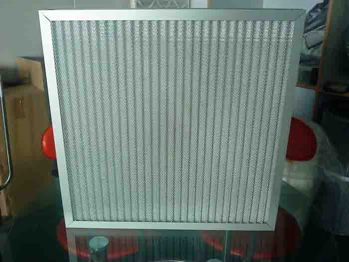 金屬網(wǎng)過(guò)濾器濾料：金屬網(wǎng)、鋁網(wǎng)或不銹鋼絲網(wǎng)