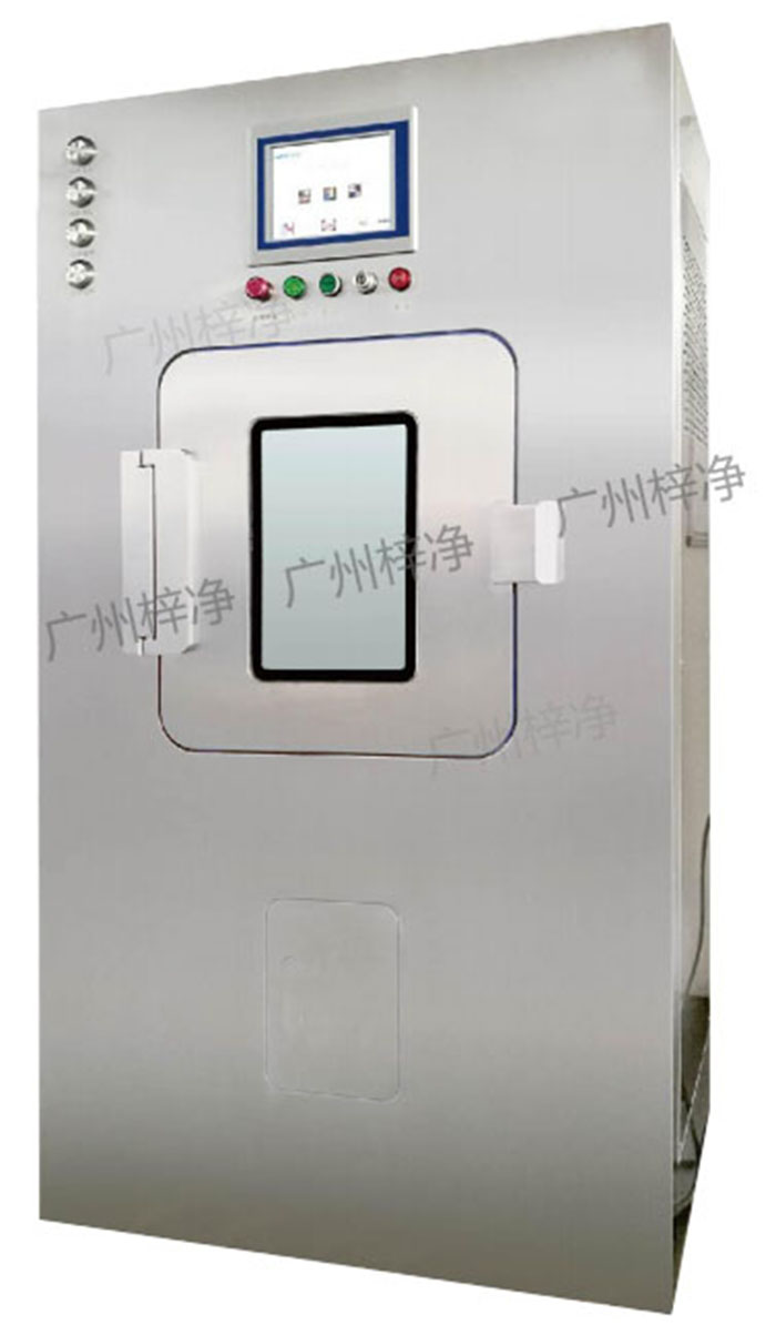 VHP滅菌傳遞窗采用專門的滅菌介質(zhì)給予系統(tǒng)使過氧化氫等離子體更均勻，達(dá)到滅菌效果。